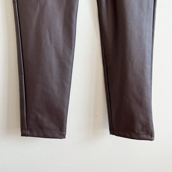 GENTLE FAWN • Donovan Faux Leather Leggings in Espresso - Picture 7 of 10